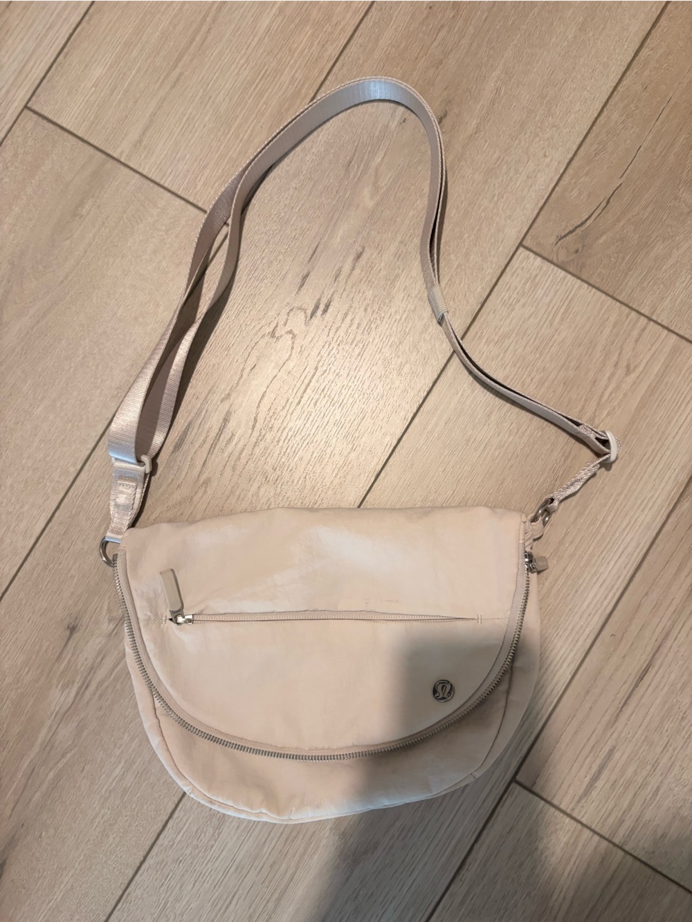 lululemon athletica Light Beige Crossbody Bag